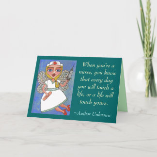 When you're a nurse... - greeting card