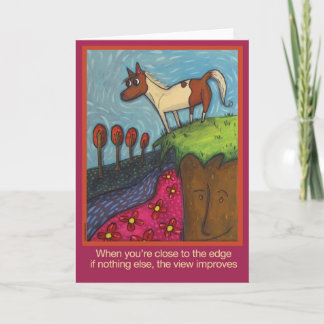 When You're Close to the Edge... Card