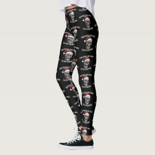 When You're dead inside but it's Christmas Leggings