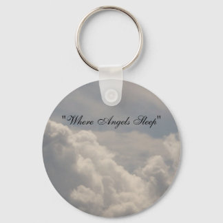 Where Angels Sleep Key Chain