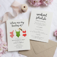 Where Are My Beaches At Bachelorette Party