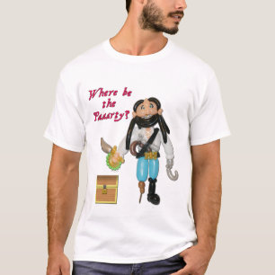 Where be the Parrrty? Balloon Pirate Shirt