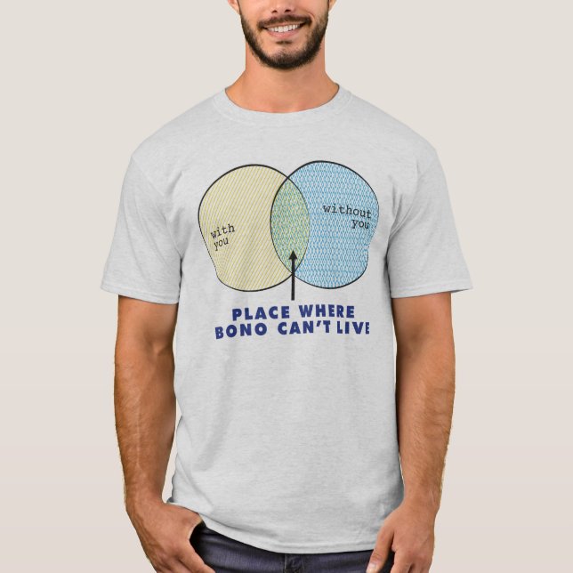 Where Bono Can't Live T-Shirt (Front)