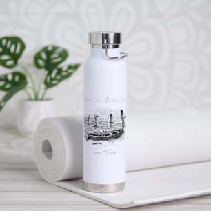 Where Calm Meets Catch Water Bottle