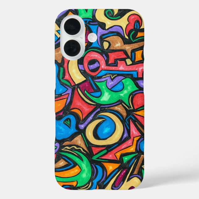 Where Did You Hide The Candy-Hand Painted Abstract Case-Mate iPhone Case (Back)