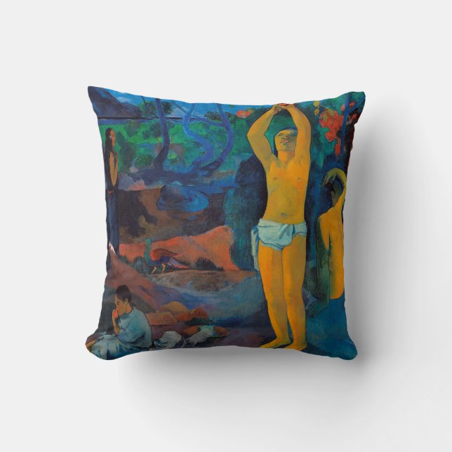 Where Do We Come From?, Gauguin Throw Pillow (Front)