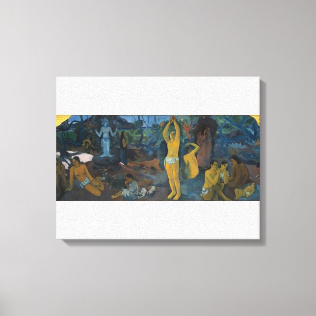 'Where Do We Come From?' - Paul Gauguin Canvas Print (Front)