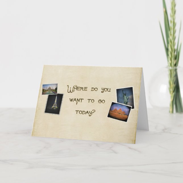 Where Do You Want to Go? Card (Front)