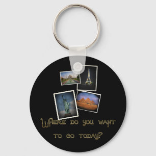 Where Do You Want to Go? Keychain