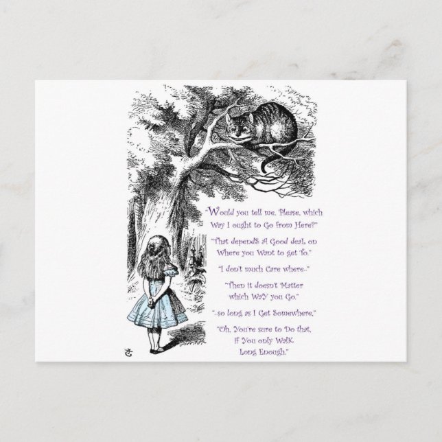 Where Do You Want To Go Postcard (Front)