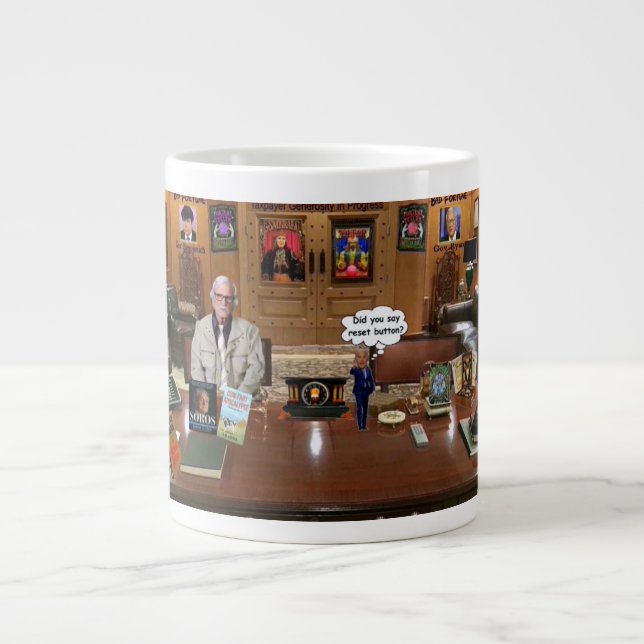 Where does the money go large coffee mug (Front)