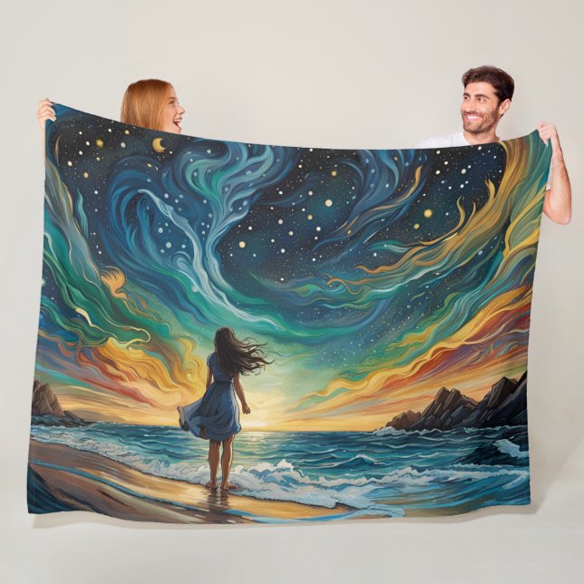Where Dreams Go Fleece Blanket (In Situ)