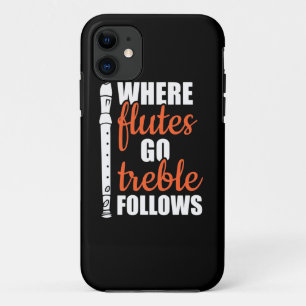 Where Flutes Go Trebble Follows iPhone 11 Case