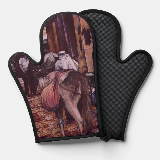 Where Generations Meet, Old Jerusalem Oven Mitt (Front/Back)