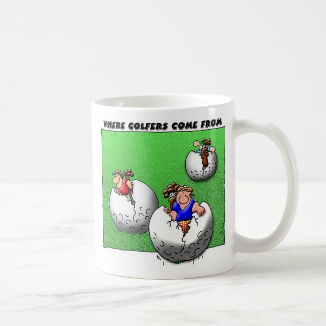 Where Golfers Come From Coffee Mug (Right)