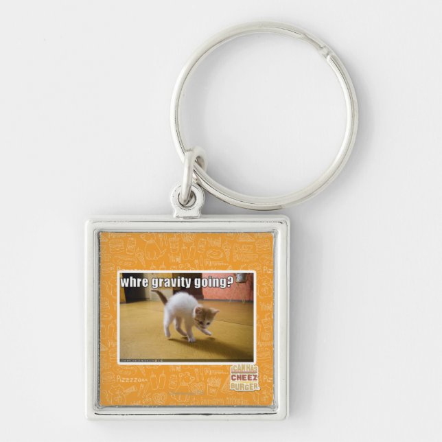Where gravity going? keychain (Front)