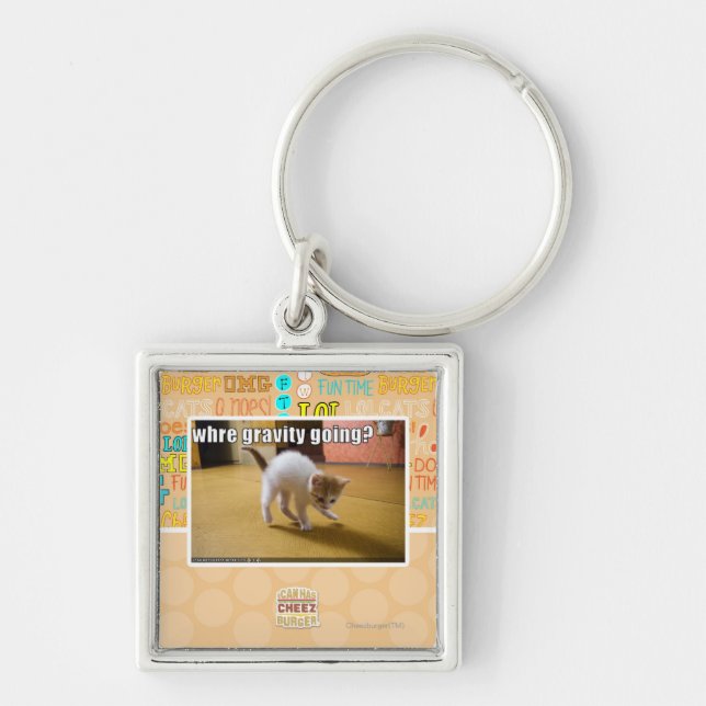 Where gravity going? keychain (Front)