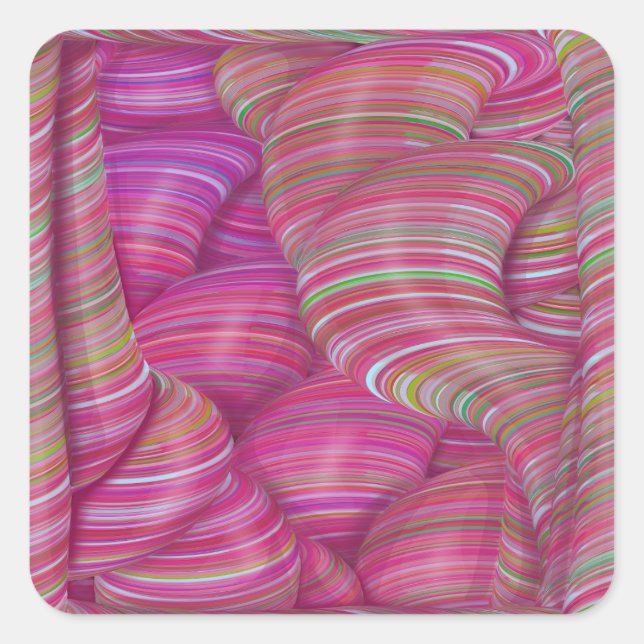 Where Gummy Worms live Square Sticker (Front)