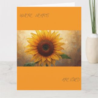 Where Hearts Are Loved – Bloom Poem Art Print Card