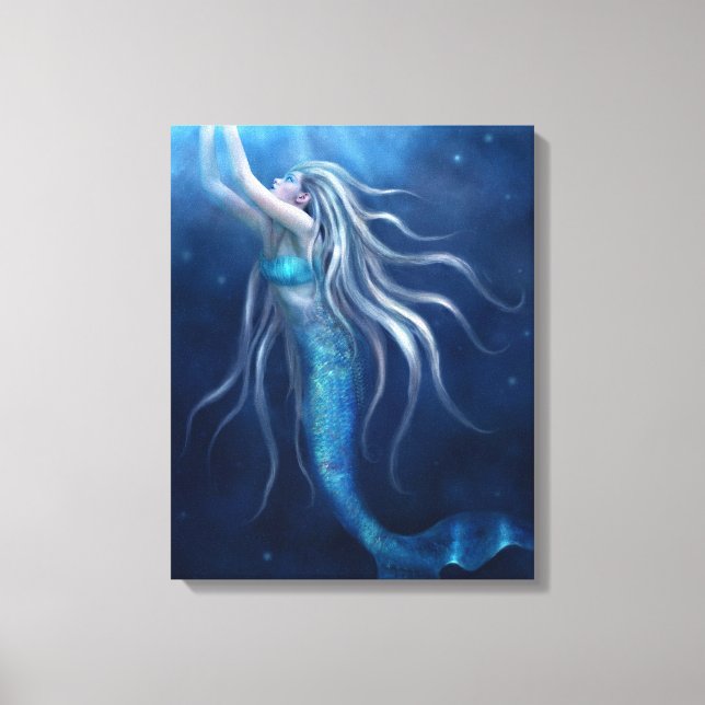 Where I belong Mermaid Wrapped Canvas (Front)