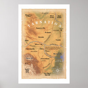 Where in Tarnation? (Funny Map) Poster