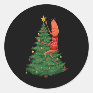 Where Is Jimbo James Marcus The Worm Christmas Classic Round Sticker