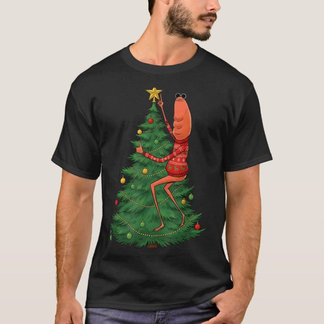 Where Is Jimbo James Marcus The Worm Christmas  T-Shirt (Front)