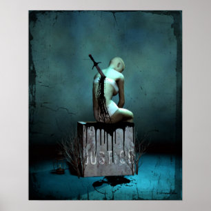 Where Is Justice Gothic Art Poster