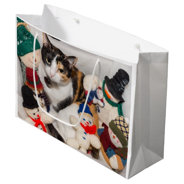 Where Is The Cat Large Gift Bag (Front Angled)
