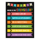 Where is the Counsellor Office Door Sign