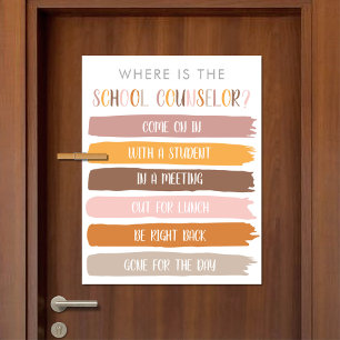 Where is the Counsellor Office Door Sign