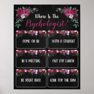 Where is the Psychologist Office Door Sign