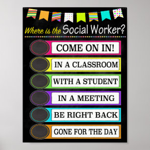 Where is the Social Worker Door Sign
