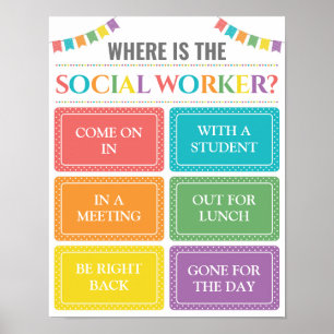 Where is the Social Worker Office Door Sign