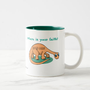 Where is your faith? Bible Quotes Two-Tone Coffee Mug