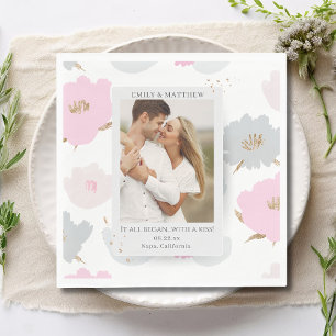 Where It All Began Romantic Couples Personalized Napkin