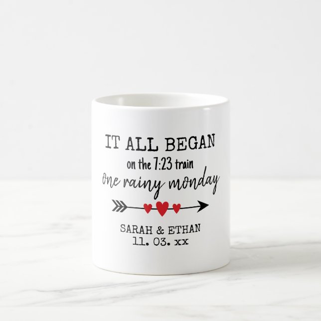 Where It All Began Valentine's Day With Love Coffee Mug (Center)