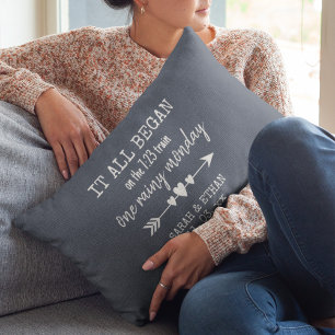 Where It All Began Valentine's Day With Love Lumbar Pillow
