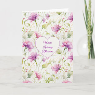 Where Learning Blossoms Card