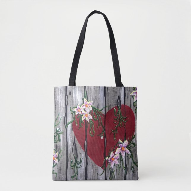 Where Love Grows Tote Bag (Front)