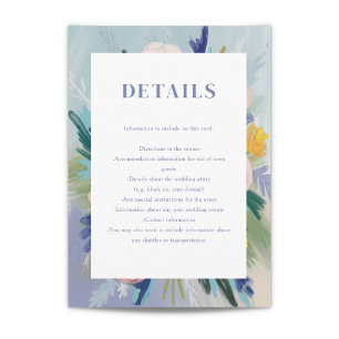 Where Love Grows Wedding Enclosure Card