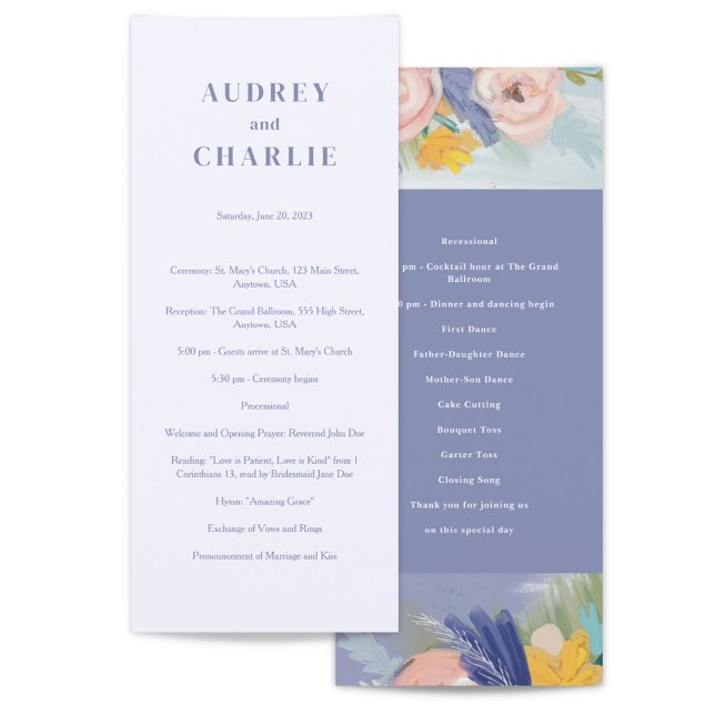 Where Love Grows Wedding Program (Creator Uploaded)