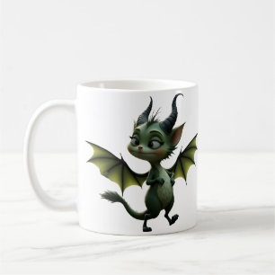 Where moonbeams dance, little mischief awakens. coffee mug