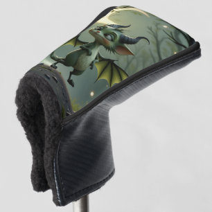 Where moonbeams dance, little mischief awakens.  golf head cover