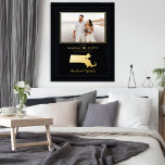 Where Our Journey Began Massachusetts Wed Photo Foil Prints<br><div class="desc">"Where Our Journey Began" wedding couple's state map photo keepsake design with moveable heart to the location of your wedding or other memorable occasion. To move the heart location, simple click "Personalize" and then "Customize" and drag the heart to the location of your choice. Other states available in our shop...</div>