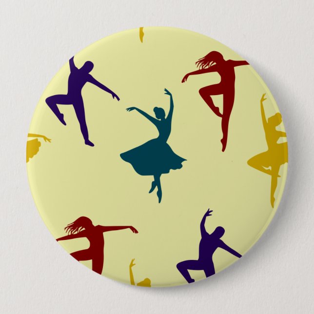 Where Passion Meets Precision 4 Inch Round Button (Front)