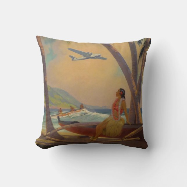 Where Progress and Romance Meet Throw Pillow (Front)