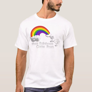 where rainbows come from t-shirts