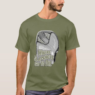Where Slapshots Go To Die (Hockey) T-Shirt