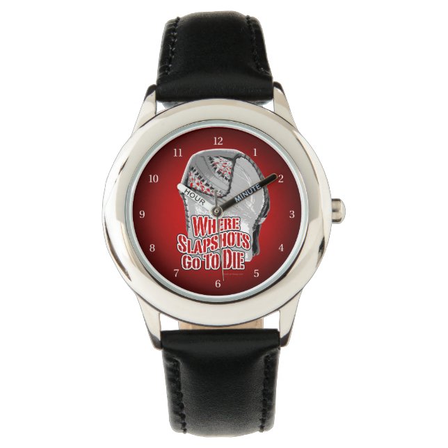 Where Slapshots Go To Die (Hockey) Watch (Front)